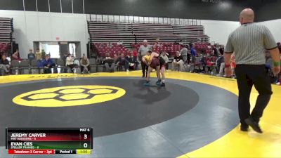 105 lbs Placement Matches (8 Team) - Evan Cies, Steller Trained vs Jeremy Carver, Mat Assassins