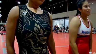 140 lbs Round 1 (4 Team) - Vicky Chavez, Patriots WC Red vs Natasha Vasquez, TWA #2