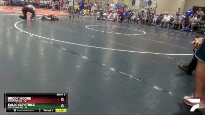 70 lbs Champ Round 1 (16 Team) - Kalix Kilpatrick, Cleveland WC vs Brody Moore, Predator WC