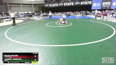 1A 138 lbs 1st Place Match - Darrell Nanpuya, Omak vs Nolen Nelson, Castle Rock