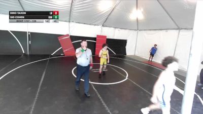 126 lbs Cons. Round 4 - Sid Cohen, Rancho Bernardo Wrestling vs Dino Taxon, Live Wire