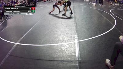 75 lbs Cons. Round 5 - Jack Majerus, GI Grapplers vs Leihum Twombly, Nebraska Elite Wrestling Club