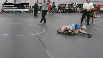 56 lbs Round 5 (6 Team) - Grayson Bish, Team PA/USA vs Michael Pannorfi, Triumph Trained
