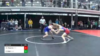 160 lbs Semifinal - Dakota Mascho, Portville Central School vs Carter Baer, Baers Den / Grainhouse Grapplers
