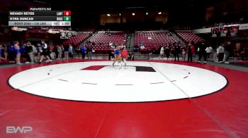 135 lbs Round Of 16 - Nevaeh Reyes, Lawton vs Kyra Duncan, Rogers High School Girls