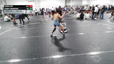 106 lbs Round 2 (4 Team) - Casey Crumpton, MF Army vs Aiden Lind, SGAC
