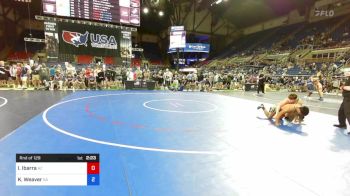 160 lbs Rnd Of 128 - Israel Ibarra, Arizona vs Konlin Weaver, Georgia