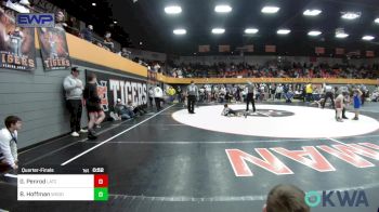 60 lbs Quarterfinal - Grayson Penrod, Little Axe Takedown Club vs Brody Hoffman, Woodward Youth Wrestling