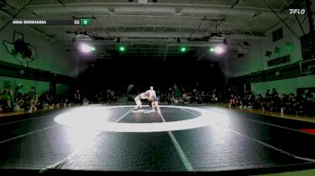 190 lbs Finals (2 Team) - Adia Singhania, Southlake Carroll vs Isabelle Martinez, Northwest Eaton