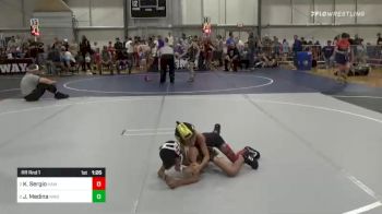 49 lbs Rr Rnd 1 - Kaden Sergio, Hammer Time Wrestling vs Joshua Medina, NWO