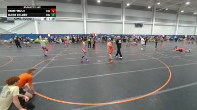 120 lbs Cons. Round 1 - Ryan Pino Jr, Unattached vs Jacob Collier, Unattached