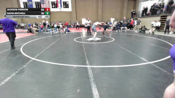 190B Quarterfinal - Gavin Mitchell, Basehor-Linwood vs Jackson Pierson, Rogers