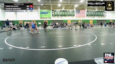 120 kg Consi Of 4 - Aiden Ballance, Ironclad Wrestling Club vs Karson Reinhardt, Sebolt Wrestling Academy
