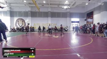 126 lbs Champ. Round 1 - Jacob Rios, Patriot vs Andre Simpliciano, Hillcrest B