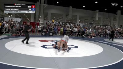 61 lbs Champ. Round 1 - Liam Montgomery, Samurai vs Jace Hedeman, Immortal Athletics WC