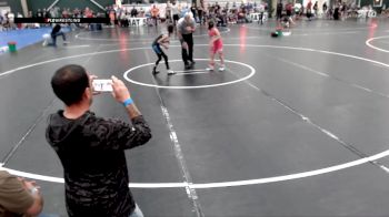 50-58 lbs Semifinal - Lylah Fothergill, Central City Junior Wrestling vs Delaney Richardson, Team Garcia