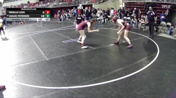 150 lbs Champ. Round 1 - Brielle Lozo, Arlington Eagles vs Jaelee Petersen, Norfolk Jr Wrestling