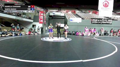 170 lbs Isabella Chavarin, IEWA - Inland Empire Wrestling Association vs Samya Bazile, TCWA - Tri-Counties Wrestling Association