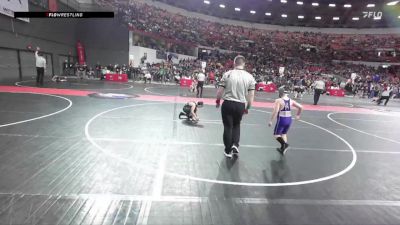 95 lbs Quarterfinal - Harlan Zelechowski, Waterford Youth Wrestling Club vs Lane Mewes, Ellsworth
