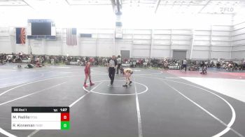 88 lbs Rr Rnd 1 - Mia Padilla, Stout Wrestling Academy vs Regan Kinneman, Thorobred