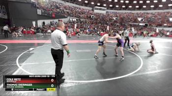 175 lbs Champ. Round 1 - Thomas Dieringer, Ozaukee Warriors vs Cole Retz, Boyceville