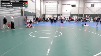 113 lbs Semifinal - Leo Collette, Republic County vs Joshua Gray, SBL Warriors