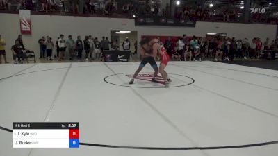 60 kg Rr Rnd 2 - Josh Kyle, Wyoming Wrestling Reg Training Ctr vs Jakason Burks, MWC Wrestling Academy