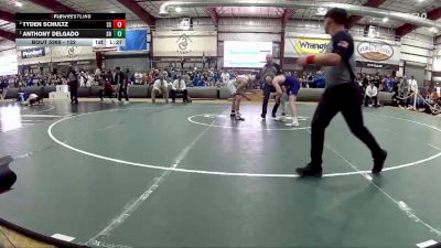 132 lbs 1st Place Match - Anthony Delgado, SLAM! Nevada vs Tyden Schultz, Spanish Springs