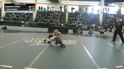 131 lbs Champ. Round 1 - Samantha Chaon, Northern Michigan University vs Yele Aycock, North Central College