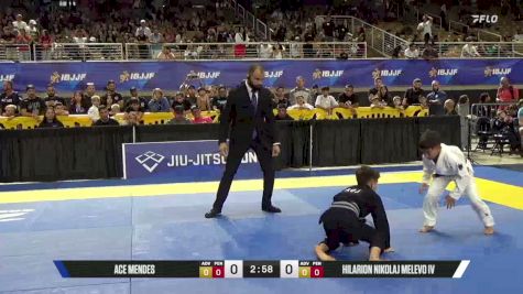 Ace Mendes vs Hilarion Nikolaj Melevo IV 2026 Pan Kids Jiu-Jitsu IBJJF Championship