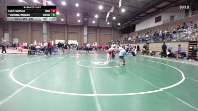 235 lbs Champ. Round 2 - Alex Garcia, Owasso vs Cerina Woods, Oak Park