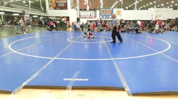 53 lbs Rr Rnd 1 - Gabriel Vaughn, Redhawk vs Emma Kolva, Team Nauman Wrestling Club ES