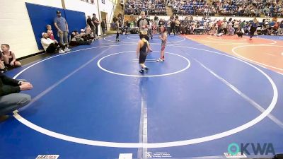 43 lbs Consi Of 16 #2 - Bentley Drake, Unaffiliated vs Haevyn Pendergraft, Saints Wrestling Club