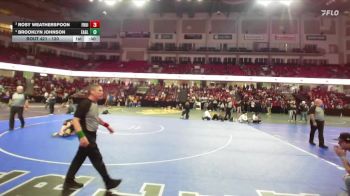 120 lbs 3rd Place Match - Brooklyn Johnson, Eagle vs Rosy Weatherspoon, Fruitland