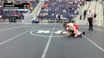 165 lbs Champ. Round 2 - Cole Zoller, Southern Oregon vs Nathan Napolitano, Unattached