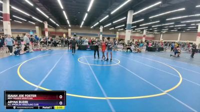 136 lbs Quarterfinal - Isaiah Joe Foster, Best Trained Wrestling vs Aryan Budri, All American Wrestling Club