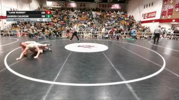 215 lbs Champ. Round 2 - Darren Calhoun, Pinedale vs Lane Rumsey, Laramie