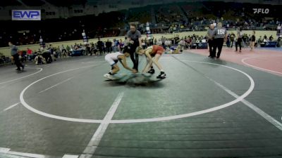 80 lbs Consi Of 8 #2 - Wyatt Newton, Team Tulsa Wrestling Club vs Jonah Roberts, Tulsa Blue T Panthers