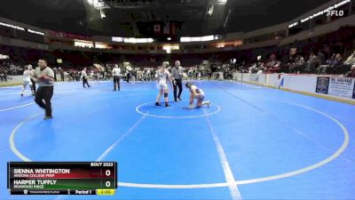 145 lbs 1st Place Match - Sienna Whitington, Arizona College Prep vs Harper Tuffly, Ironwood Ridge