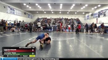 145 lbs Cons. Round 3 - Nathan Tran, El Camino Real High School vs Gavyn Hogan, Temecula