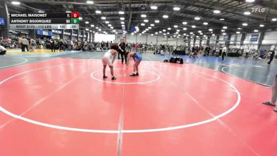 113 lbs Consi Of 16 #1 - Michael Maisonet, FL vs Anthony Bojorquez, MA