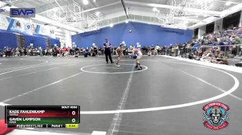 58 lbs Cons. Semi - Kade Fahlenkamp, Tuttle vs Gaven Lampson, Piper