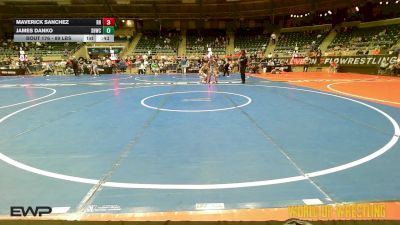 89 lbs Consolation - Maverick Sanchez, Rough House vs James Danko, South Hills Wrestling Academy