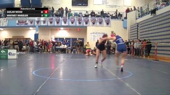 120 lbs Cons. Round 4 - Jazlan Wood, Sugar Salem vs Whitney Wheeler, Idaho Falls