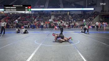 110 lbs Quarterfinal - Quinn Preuss, Marysville vs Avryn Beiker, Hays Wrestling Club