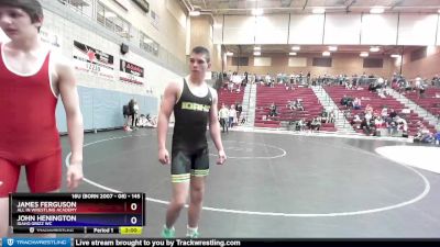 145 lbs Round 5 - James Ferguson, All In Wrestling Academy vs John Henington, Idaho Grizz WC