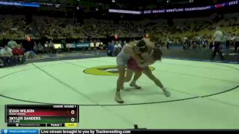 170 lbs Champ. Round 1 - Skyler Sanders, St. Clair vs Evan Wilson, Reeds Spring