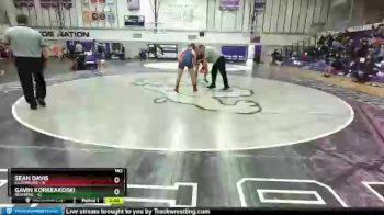 182 lbs Semifinal - Gavin Korkeakoski, Newberg vs Sean Davis, Ellensburg