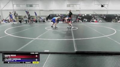 157 lbs 4th Wrestleback (16 Team) - Gavin Regis, Utah vs Calder Sheehan, Minnesota Red