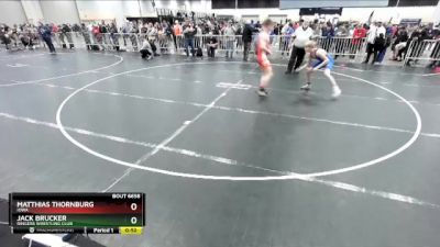 130 lbs Cons. Round 2 - Jack Brucker, Ringers Wrestling Club vs Matthias Thornburg, Iowa